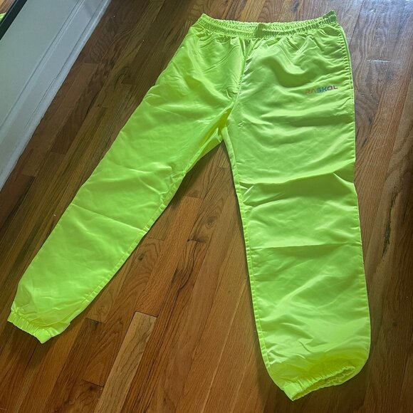 RASKOL Athletic Windbreaker Bottom (Lemon Lime) - Picture 1 of 9